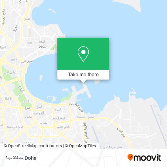 منطقة مينا map
