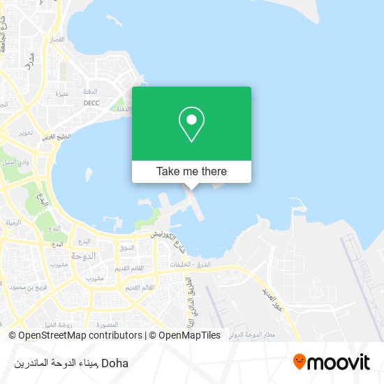 ميناء الدوحة الماندرين map