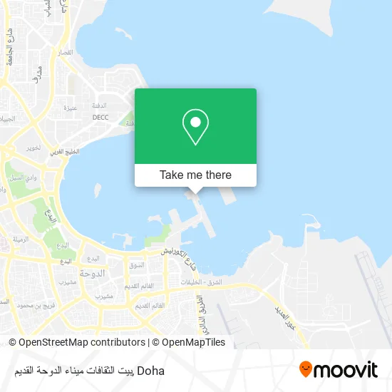 بيت الثقافات ميناء الدوحة القديم map