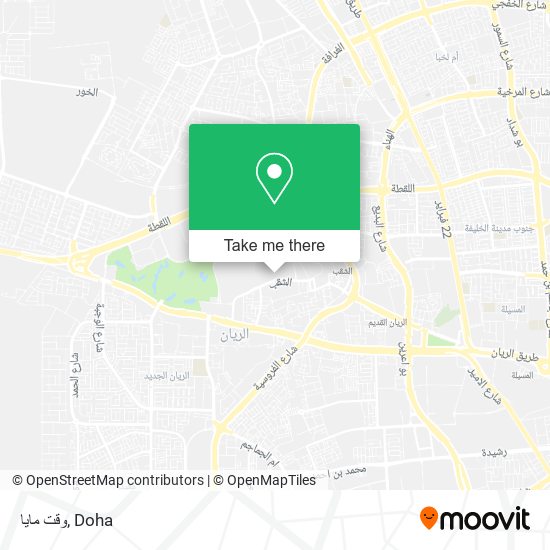 وقت مايا map