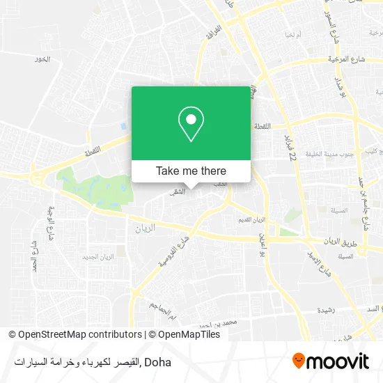 القيصر لكهرباء وخرامة السيارات map