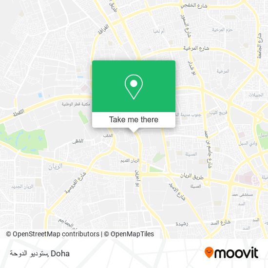 ستوديو الدوحة map