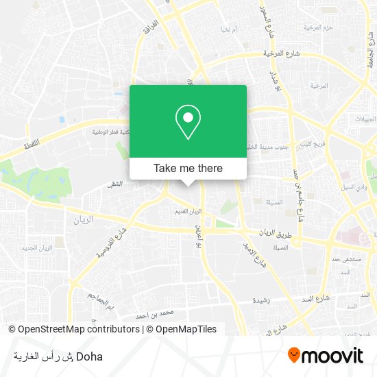 ش رأس الغارية map