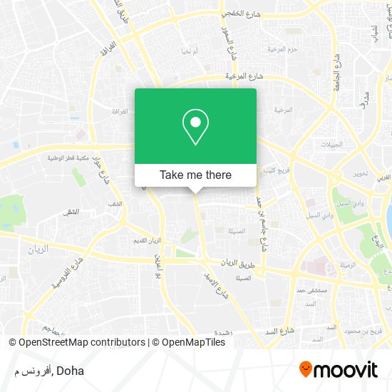أفرونس م map