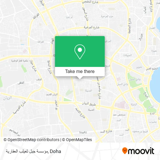 مؤسسة جبل ثعيلب العقارية map