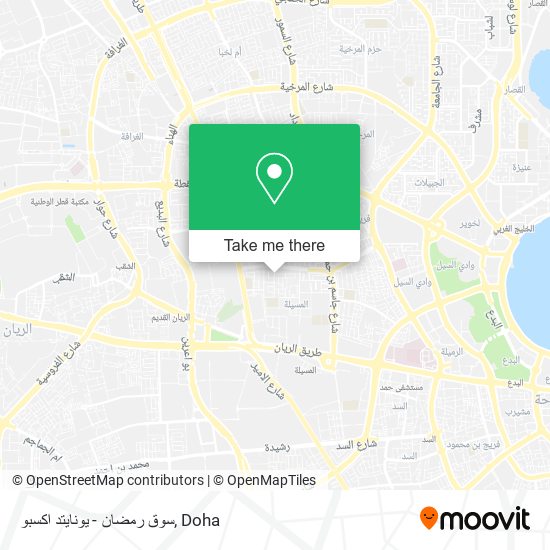 سوق رمضان - يونايتد اكسبو map