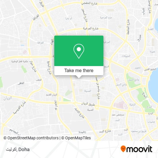أكوليت map