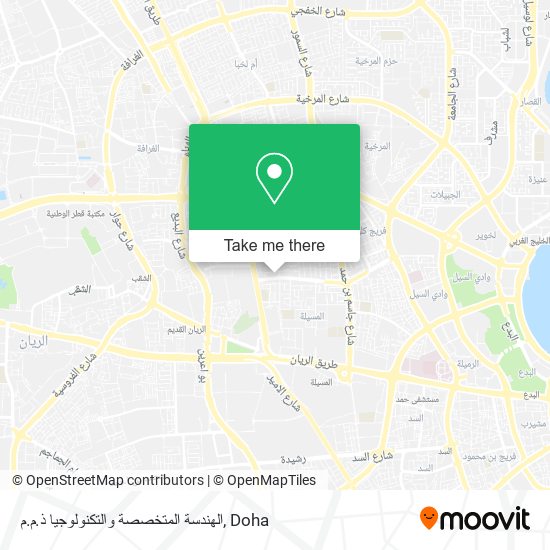 الهندسة المتخصصة والتكنولوجيا ذ.م.م map
