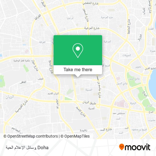 وسائل الإعلام الحية map
