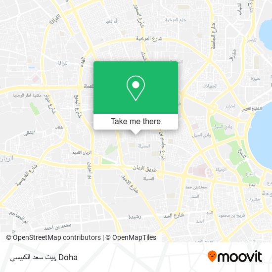 بيت سعد الكبيسي map