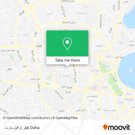 قطر ترافيل مارت map