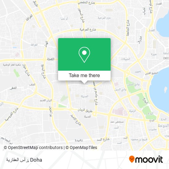 رأس العقارية map