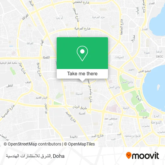 الشرق للاستشارات الهندسية map