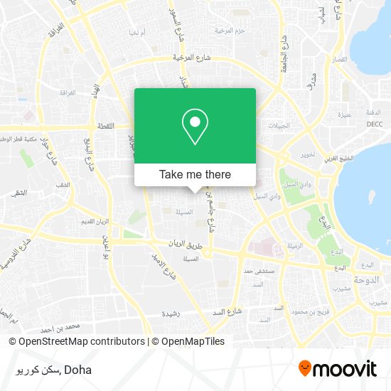 سكن كوريو map