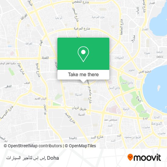إس إس لتأجير السيارات map