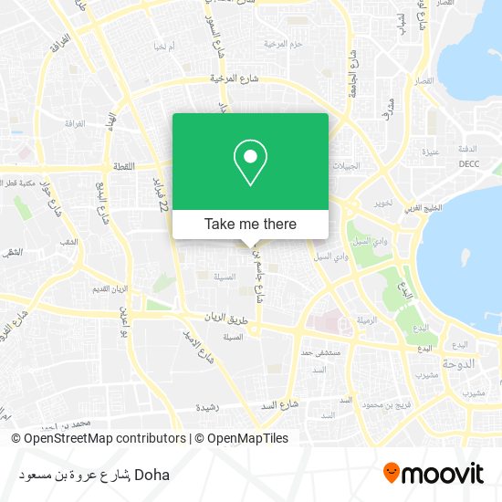 شارع عروة بن مسعود map