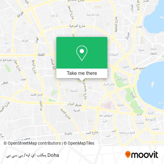 مكتب اي ايه/ بي سي بي map