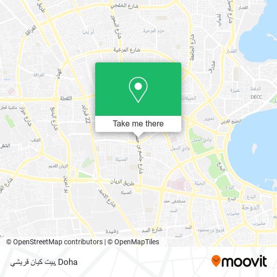 بيت كيان قريشي map
