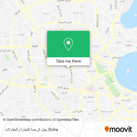 جبل الرحمة للتجارة والمقاولات map