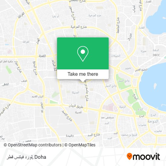 لورد فيتنس قطر map
