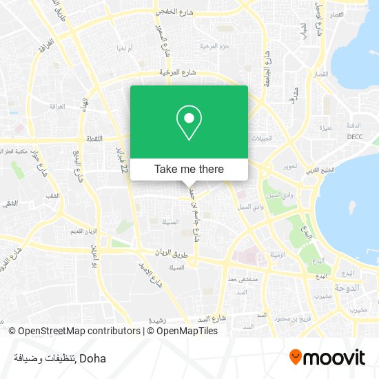 تنظيفات وضيافة map