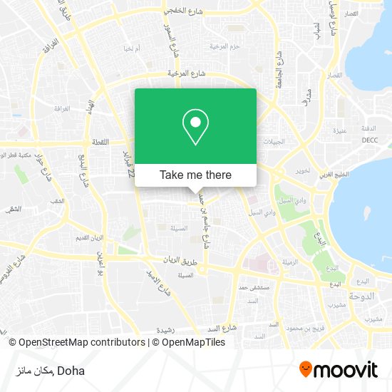مكان مانز map