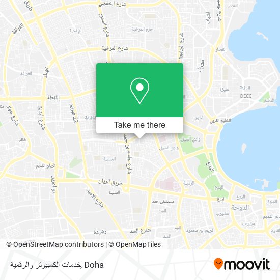 خدمات الكمبيوتر والرقمية map