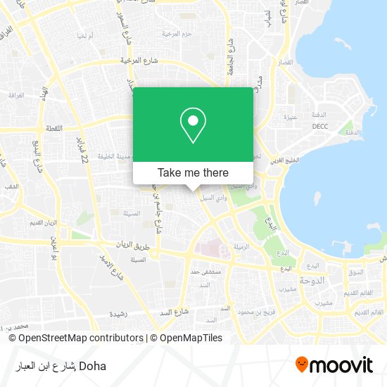شارع ابن العبار map