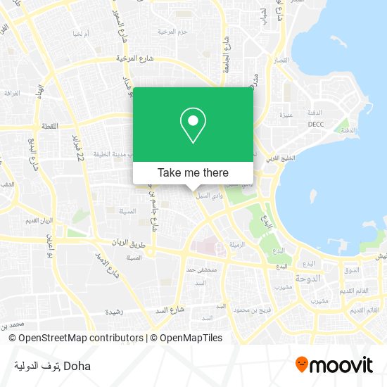 توف الدولية map