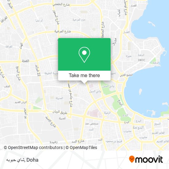 شاي حبوبه map