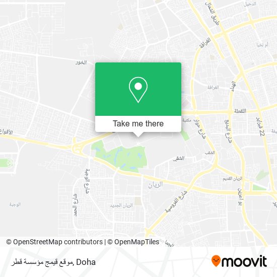 موقع قيمج مؤسسة قطر map
