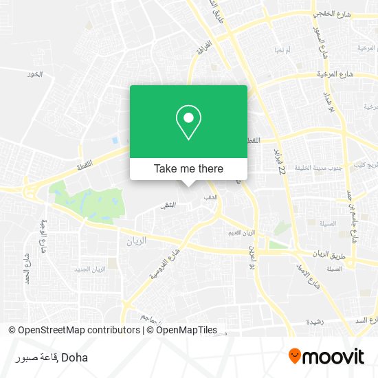 قاعة صبور map