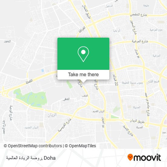 روضة الريادة العالمية map