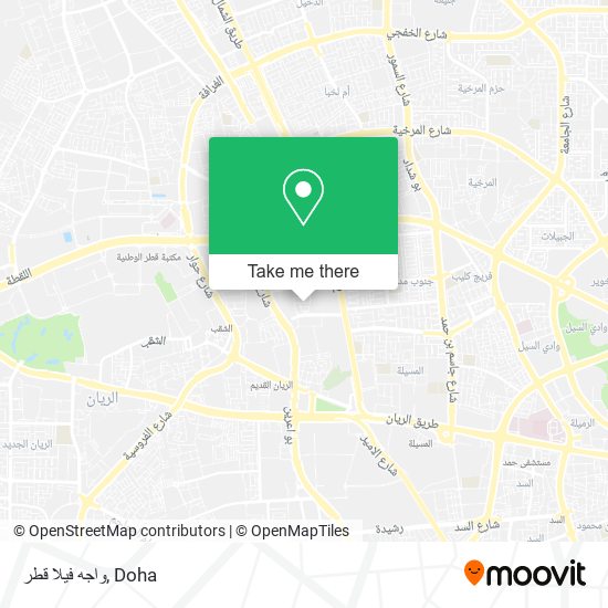 واجه فيلا قطر map