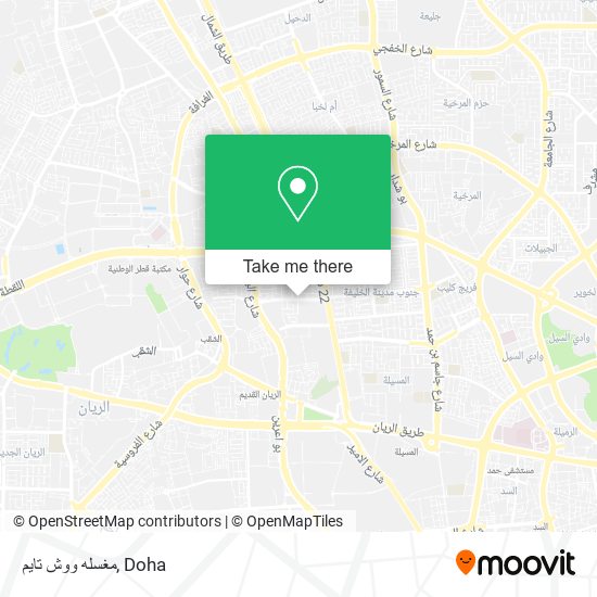 مغسله ووش تايم map