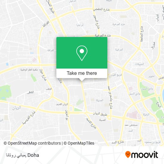 مباني روتانا map