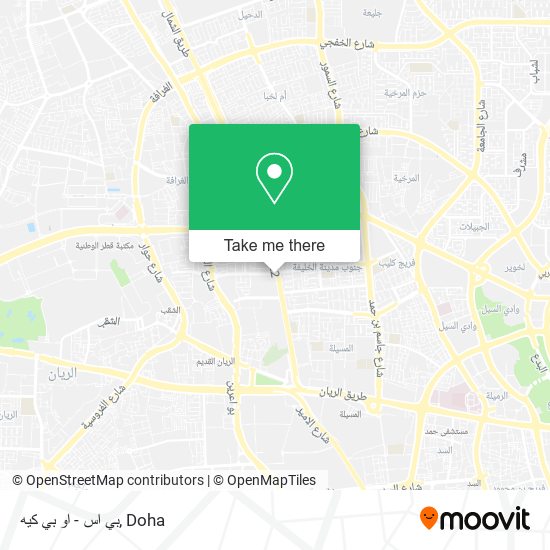 بي اس - او بي كيه map