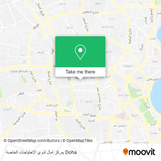 مركز آمال لذوي الاحتياجات الخاصة map