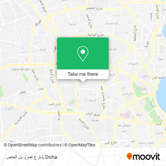 شارع عمرو بن العاص map