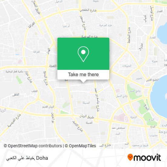 خياط علي الكعبي map