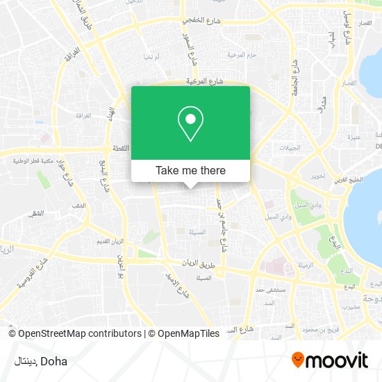 دينتال map