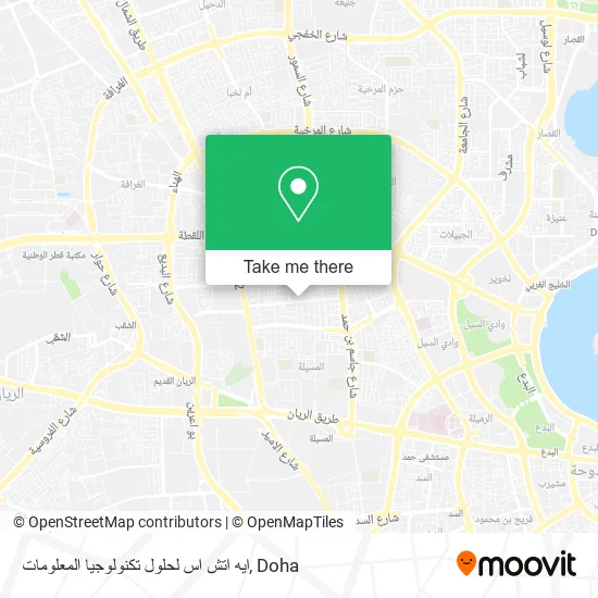 ايه اتش اس لحلول تكنولوجيا المعلومات map