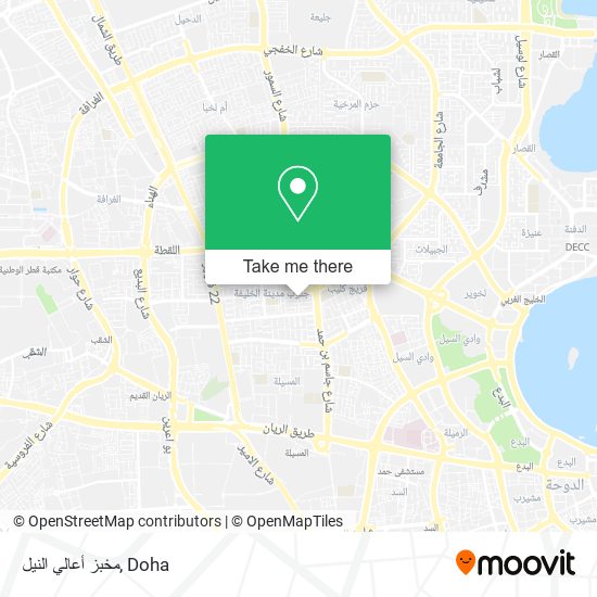 مخبز أعالي النيل map