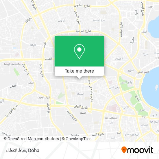 خياط الابطال map