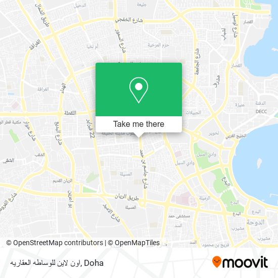 اون لاين للوساطه العقاريه map