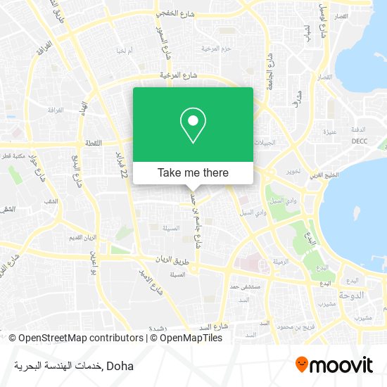 خدمات الهندسة البحرية map