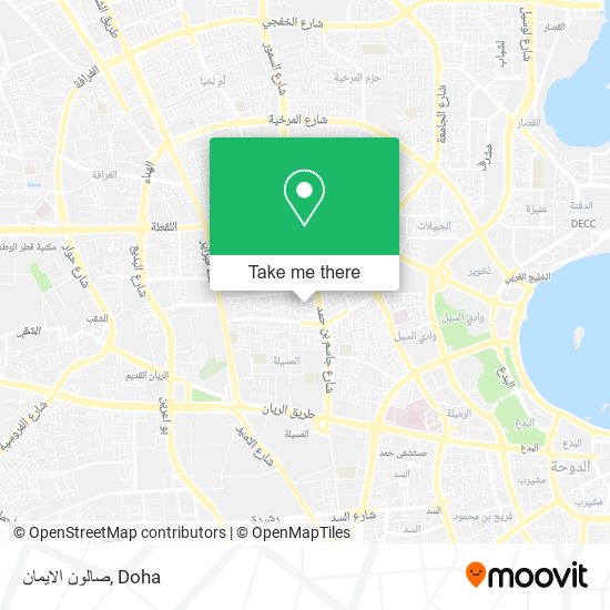 صالون الايمان map