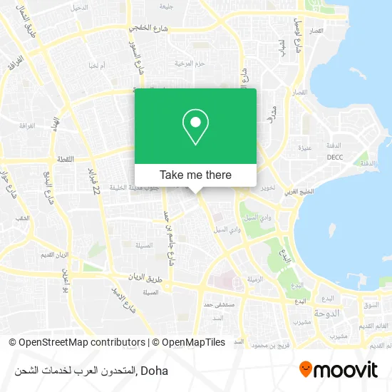 المتحدون العرب لخدمات الشحن map
