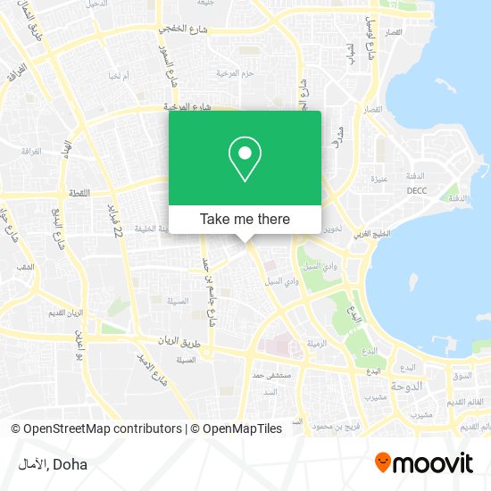 الآمال map