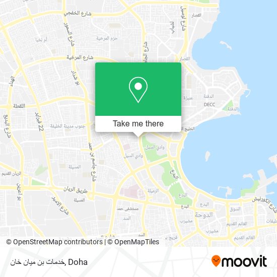 خدمات بن ميان خان map